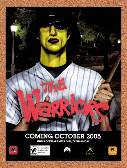 2005 The Warriors Xbox Original Advertisement v3 - for just $19.49! 