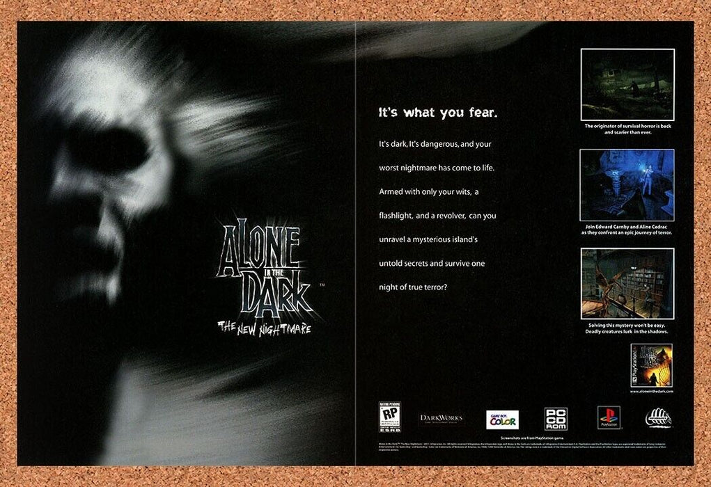 2003 Alone In The Dark New Nightmare PC Original Ad v1 - for just $21.49! 