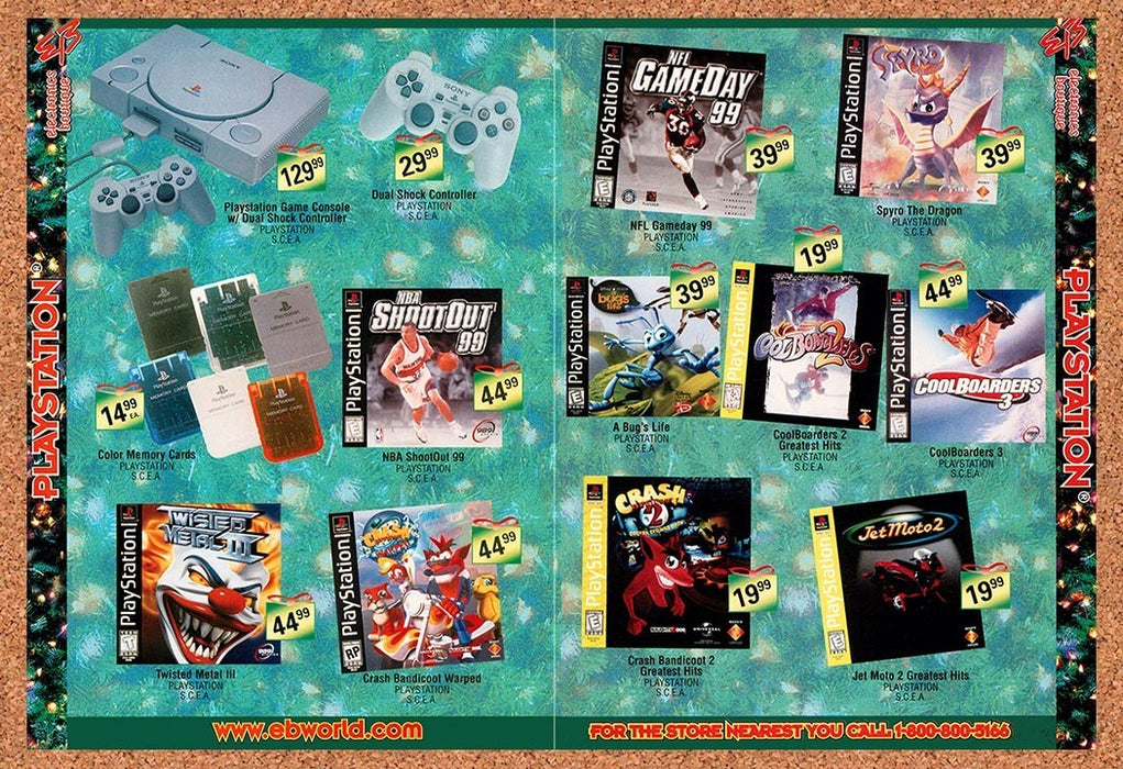1999 EB Games PlayStation Games Original Advertisement v8 - for just $23.99! 
