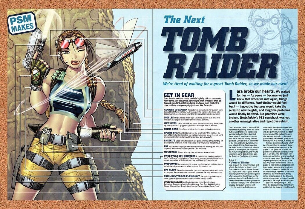 2003 Tomb Raider Original Review Ad v1 - for just $21.49! 