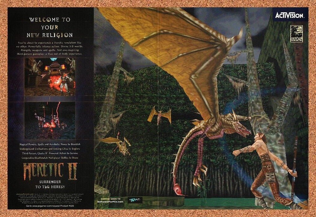 2000 Heretic II PC Original Ad - for just $21.49! 