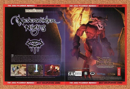 2005 Neverwinter Nights Underentide PC Original Ad v2 - for just $22.49! 