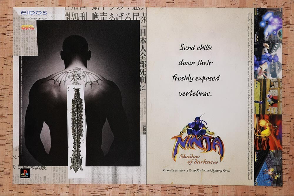 1998 Ninja Shadow Of Darkness PS1 Original Ad v2 - for just $21.49! 