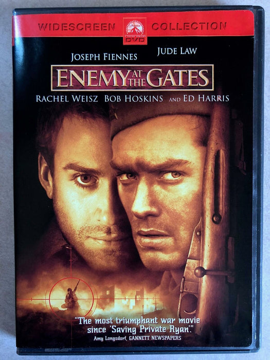 Enemy at the Gates (DVD, 2001, Widescreen) - J1105 - for just $1.99! 