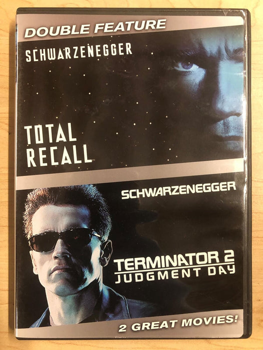 Total Recall - Terminator 2 Judgment Day (DVD, Double Feature) - J0917 - for just $2.99! 
