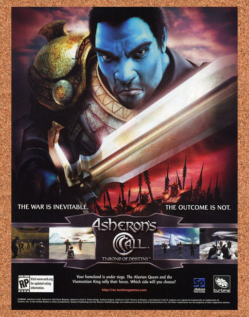 2007 Asheron's Call Throne Of Destiny PC Original Ad v1 - for just $17.99! 