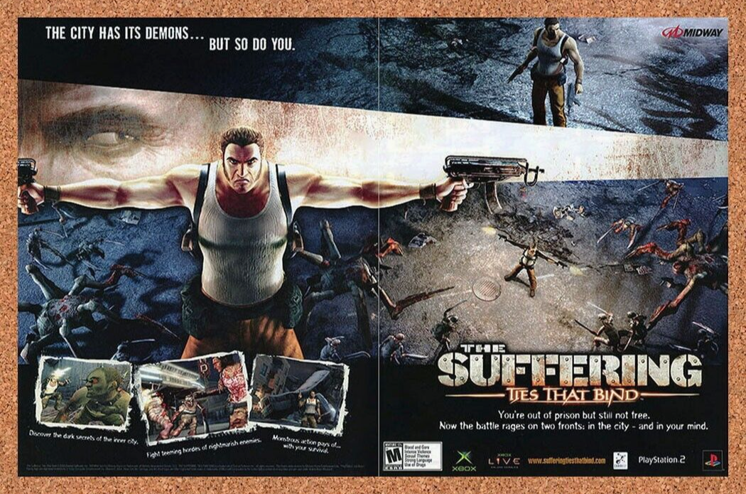 2006 The Suffering PS2 Original Ad - for just $21.49! 