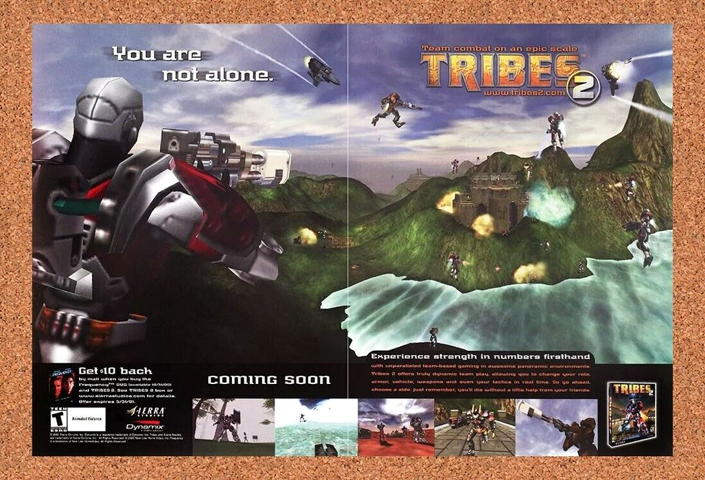 2002 Tribes 2 PC Original Ad v4 - for just $21.49! 