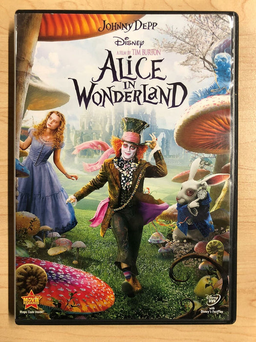 Alice in Wonderland (DVD, 2010, Disney) - L04 - for just $2.25! 
