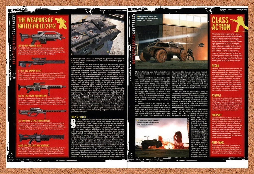 2006 Battlefield 2142 Weapons & Classes Original Ad vr3 - for just $23.99! 
