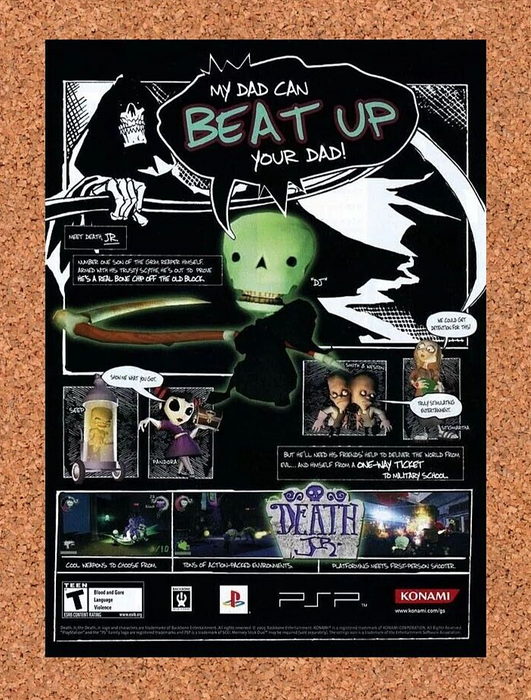 2006 Death Jr PSP Original Ad - for just $17.99! 
