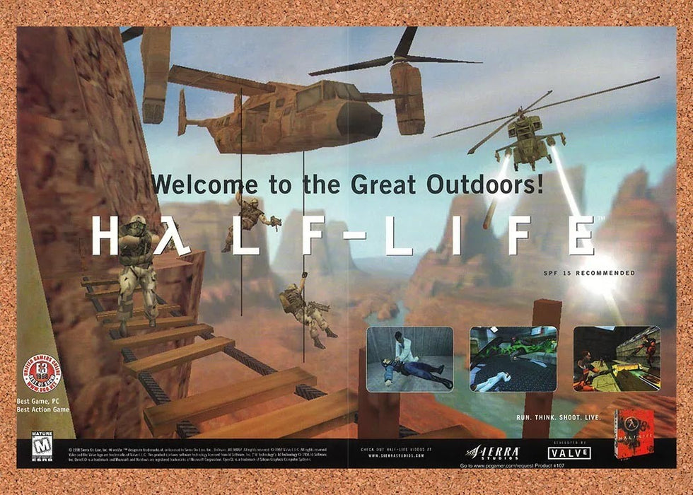 1999 Half-Life PC Original Advertisement v9 - for just $26.99! 