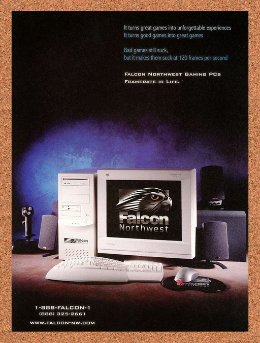 2001 Falcon Northwest Original Ad - for just $17.99! 