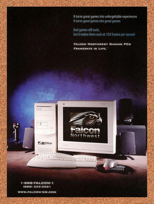 2001 Falcon Northwest Original Ad - for just $17.99! 