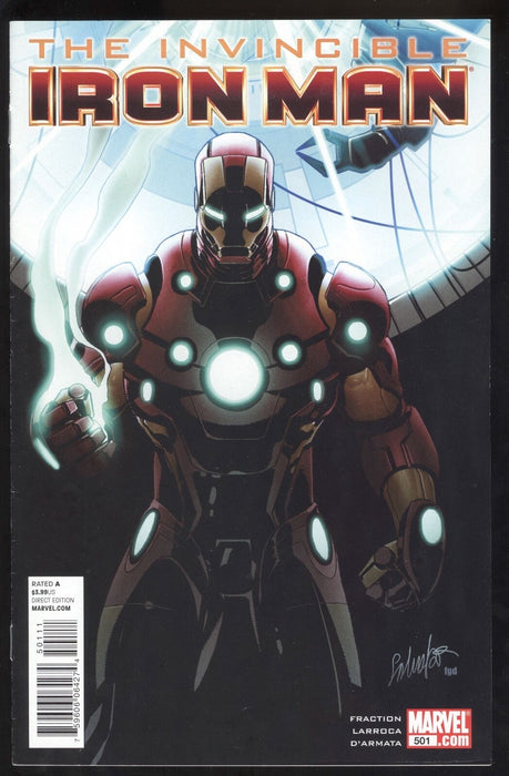 Invincible IRON MAN #501 Spider-Man ELECTRO Matt Fraction Marvel Comics - for just $9.99! 