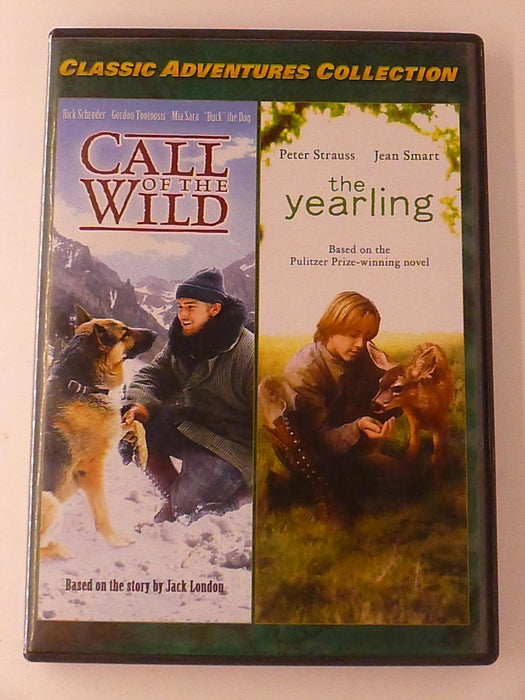 Call of the Wild - The Yearling (DVD, double feature) - L05 - for just $6.99! 