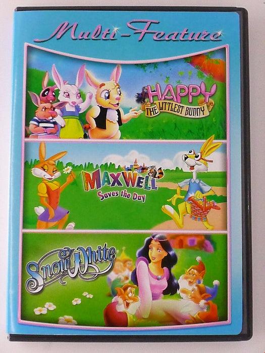 Happy the Littlest Bunny, Maxwell Saves the Day, Snow White (DVD, 3-film - L04 - for just $1.99! 