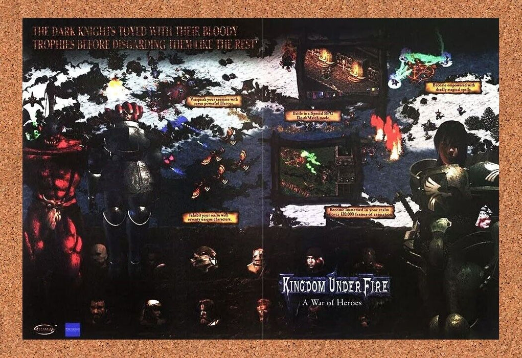 2002 Kingdom Under Fire War Of Heroes Original Ad - for just $21.49! 