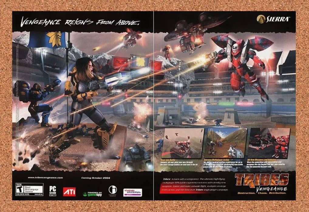 2006 Tribes Vengeance PC Original ATI Ad v3 - for just $22.49! 