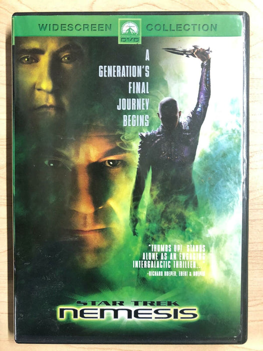 Star Trek - Nemesis (DVD, 2003, Widescreen) - K8 - for just $1.99! 