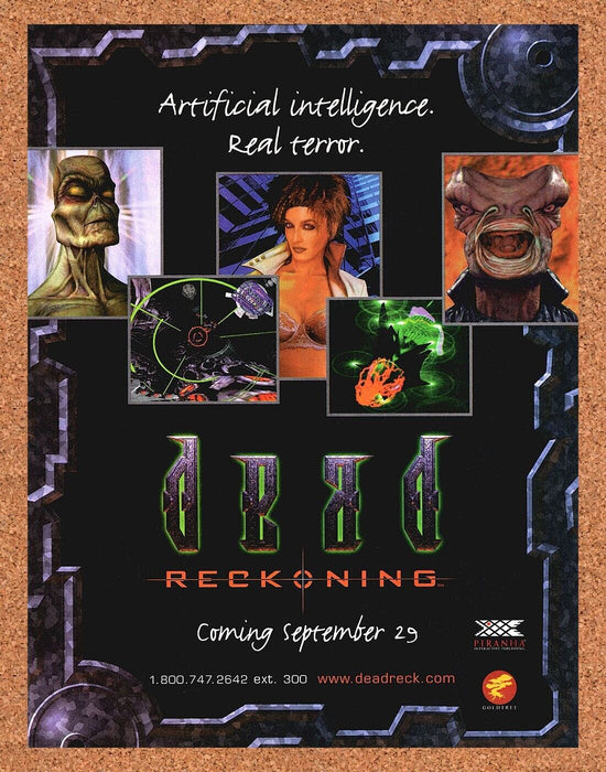 1999 Dead Reckoning PC Original Ad - for just $17.99! 