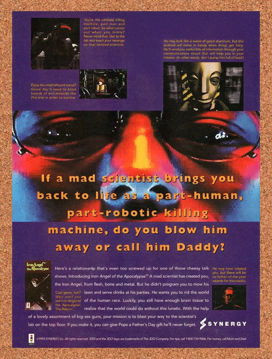 1995 Iron Angel The Apocalypse 3DO Original Ad v1 - for just $17.99! 