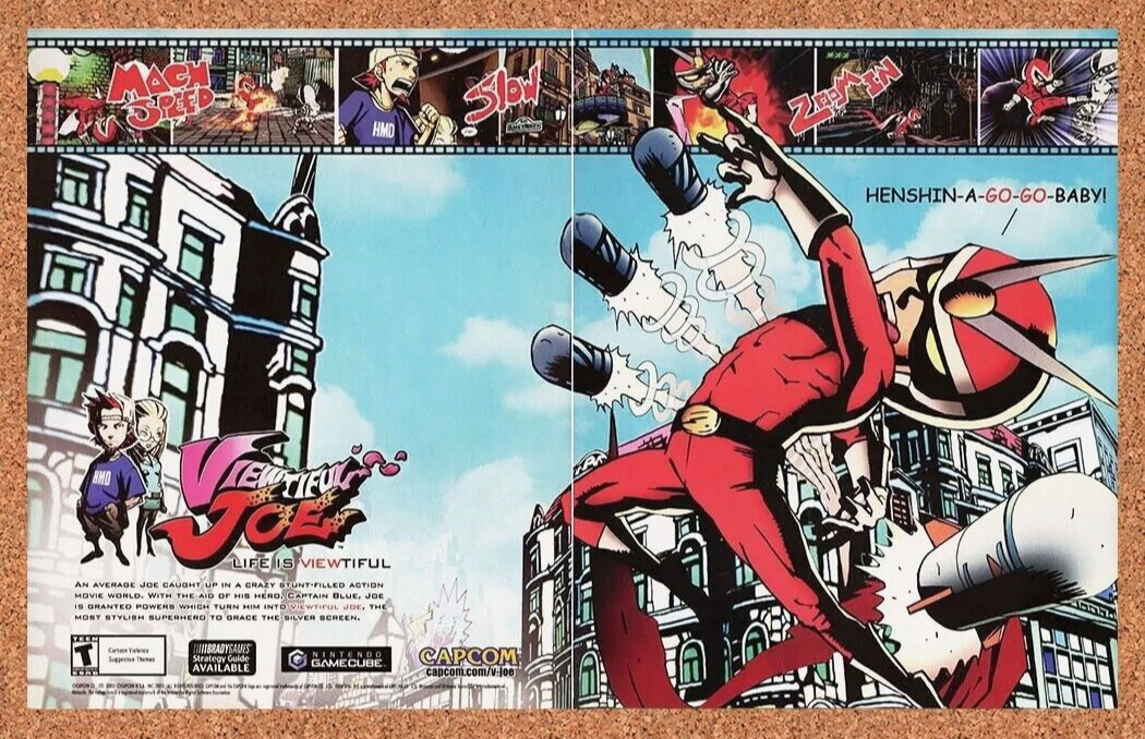 2005 Viewtiful Joe GameCube Original Ad v3 - for just $21.49! 