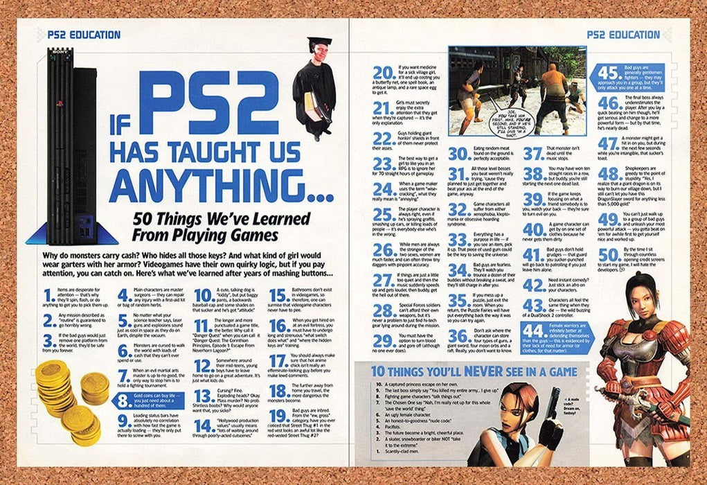 2002 Sony PS2 Console 50 Things Weve Learned Original Advertisement vc4 - for just $23.99! 