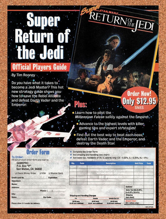 1995 Super Return Of The Jedi Official Players Guide Original Ad v2 - for just $17.99! 