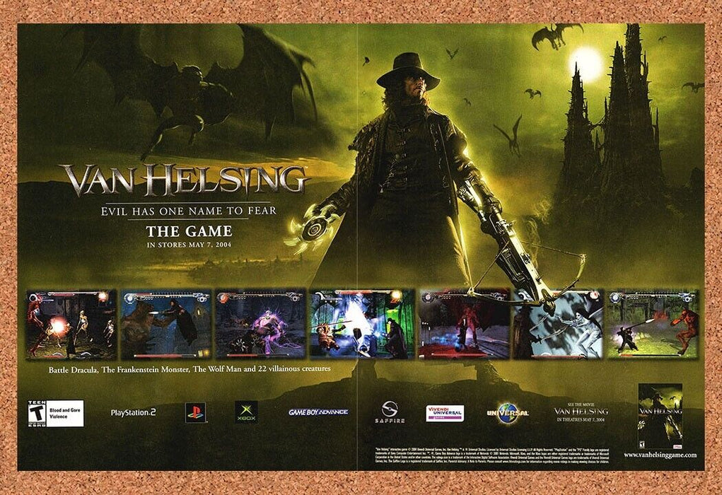 2004 Van Hellsing PS2 Original Ad v1 - for just $21.49! 