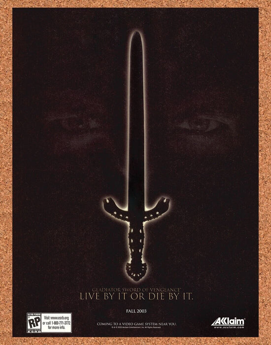 2003 Gladiator Sword Of Vengeance PS2 Original Ad - for just $17.99! 