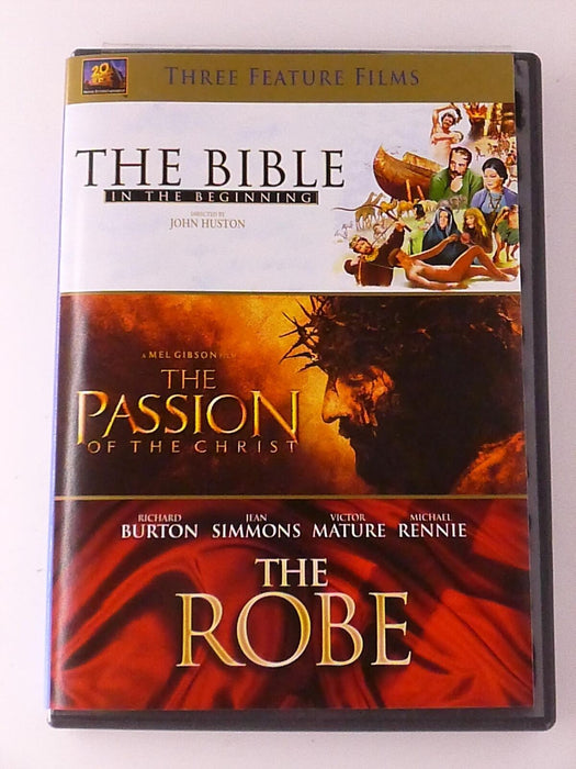 The Bible in the Beginning, The Passion of the Christ, T.. (DVD, 3-film) - K0107 - for just $10.99! 