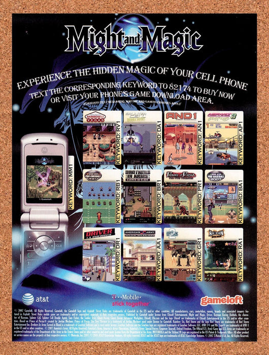 2007 Might And Magic GameLoft Original Ad v3 - for just $17.99! 
