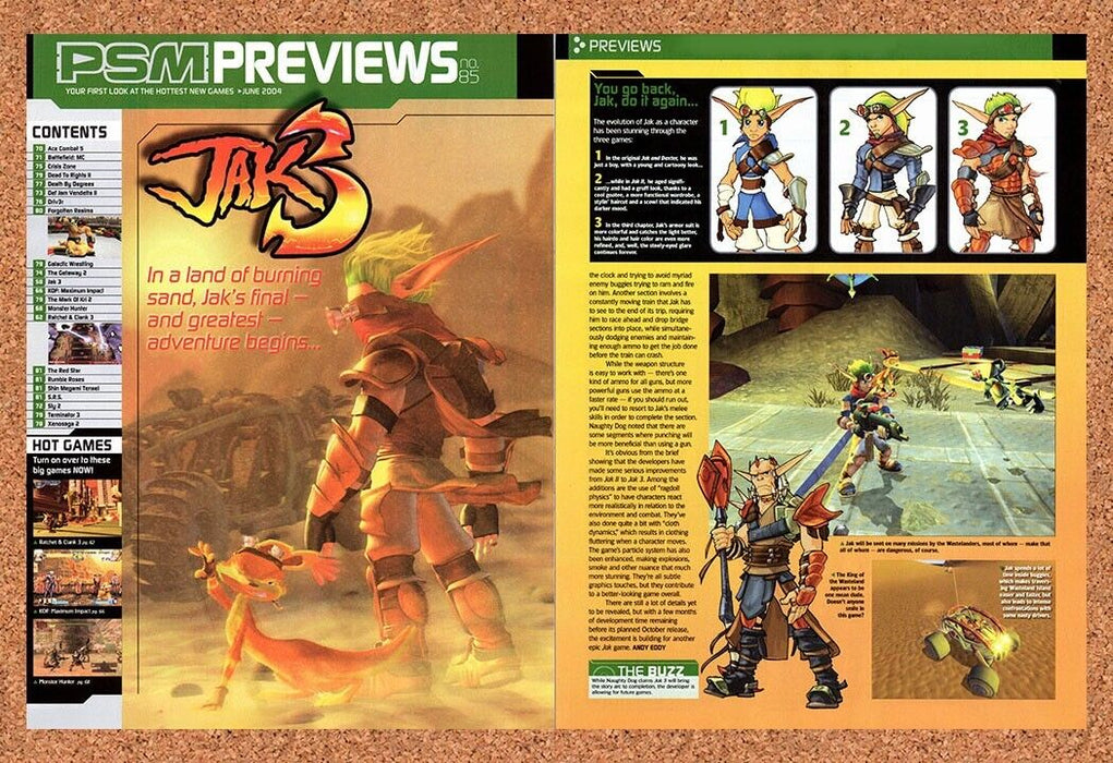 2004 Jak 3 PS2 Original Ad v1 - for just $21.49! 