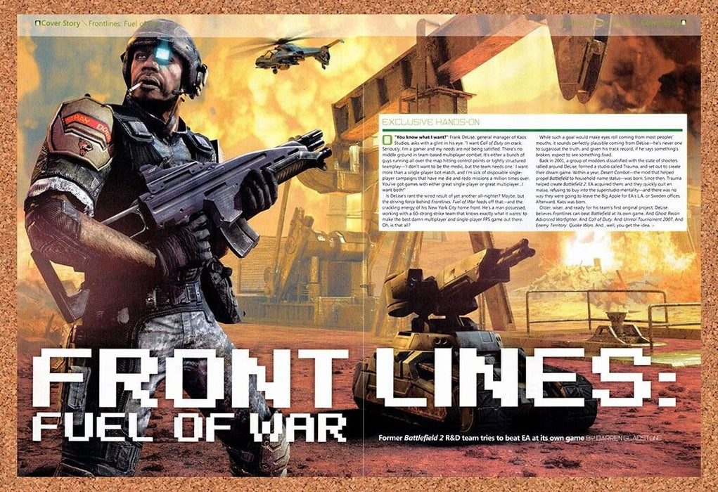 2007 Frontlines Fuel Of War PC Original Ad - for just $21.49! 