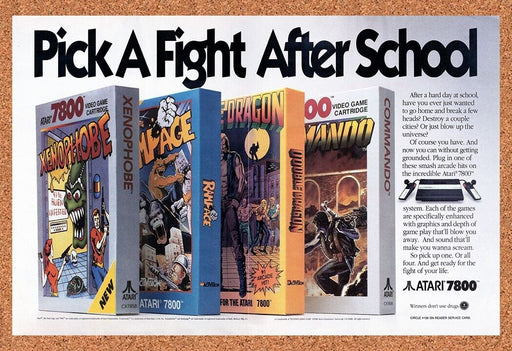 1989 Atari 7800 Games Original Ad v1 - for just $21.49! 