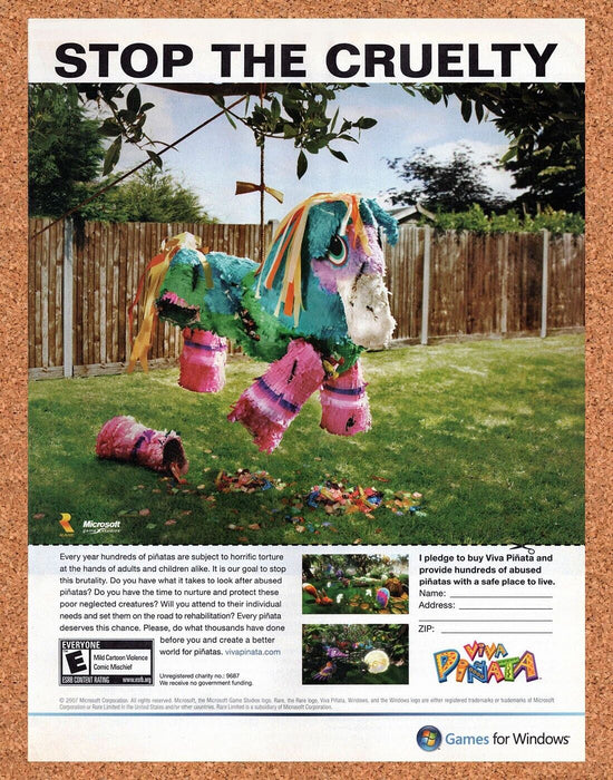 2007 Viva Pinata PC Original Ad - for just $17.99! 