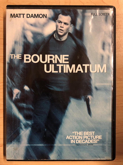 The Bourne Ultimatum (DVD, 2007, Full Frame) - K0107 - for just $1.99! 