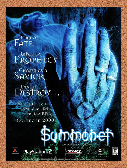 2000 Summoner PS2 Original Ad v2 - for just $16.57! 
