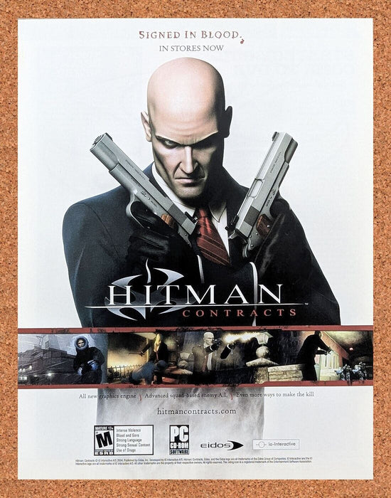 2006 Hitman Contracts PC Original Ad - for just $17.99! 