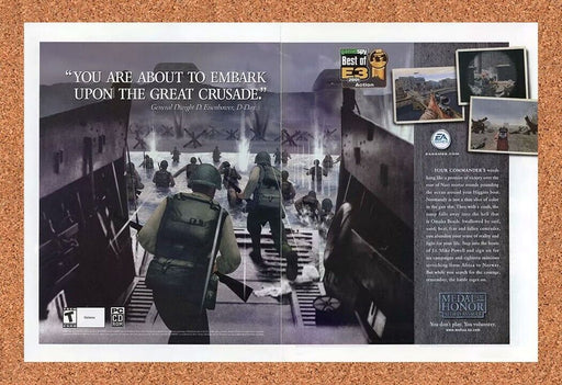 2004 Medal Of Honor Allied Assault PC Original Ad v4 - for just $22.49! 