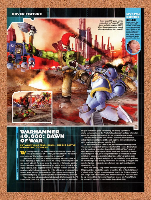 2004 Warhammer Dawn Of War PC Original Ad vr2 - for just $19.49! 