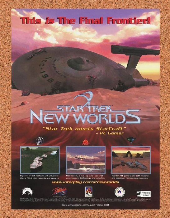 2002 Star Trek New Worlds PC Original Ad v2 - for just $17.99! 