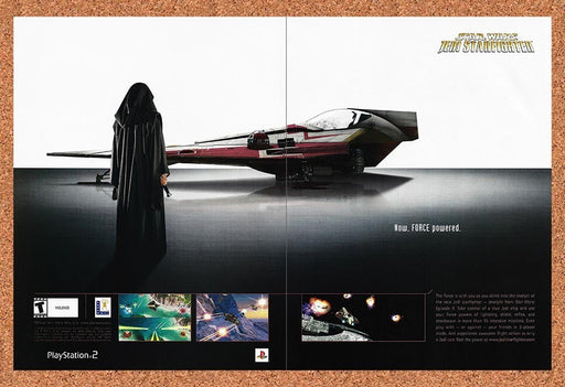 2002 Star Wars Jedi Starfighter PS2 Original Advertisement v2 - for just $23.99! 