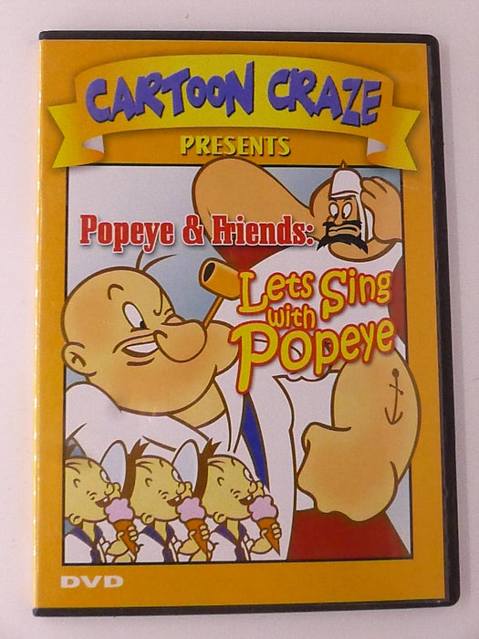 Cartoon Craze - Popeye and Friends Lets Sing with Popeye (DVD, 10 ep) - I1225 - for just $1.99! 