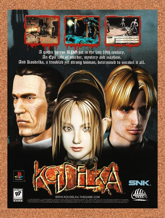 2000 Koudelka PS1 Original Advertisement v1 - for just $19.49! 