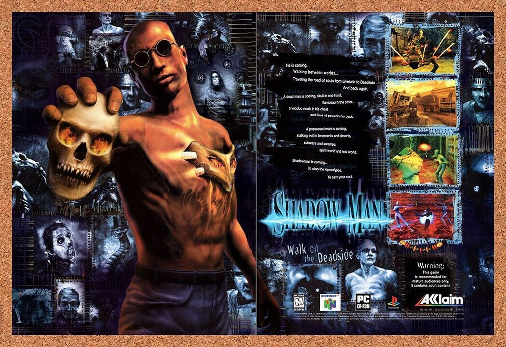 2000 Shadow Man N64 Original Ad v2 - for just $21.49! 