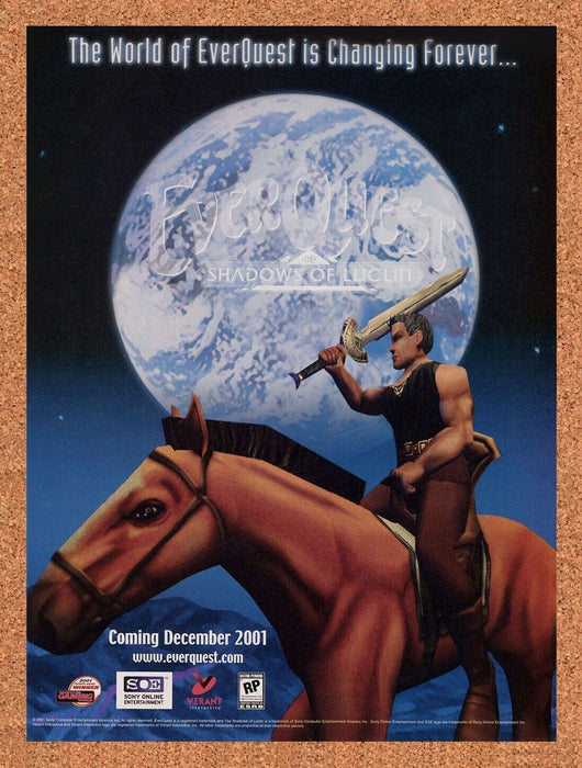 2003 EverQuest Shadows Of Luclin PC Original Ad - for just $19.99! 