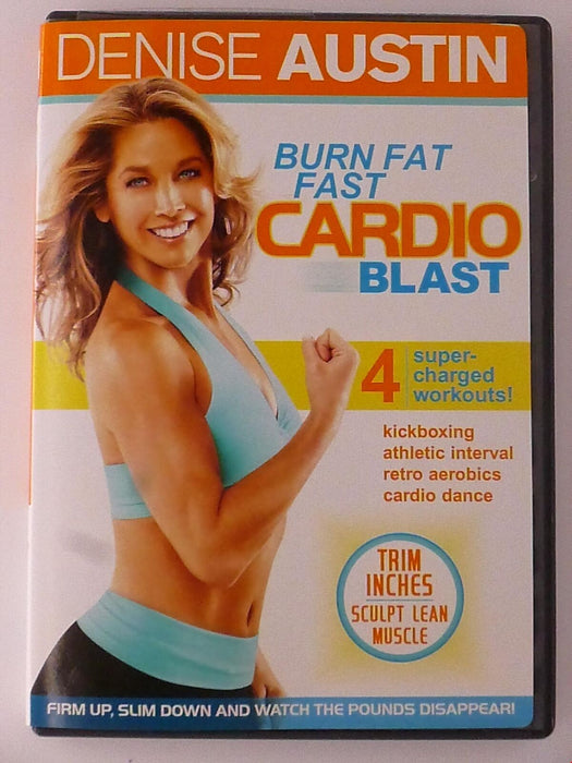 Denise Austin - Burn Fat Fast Cardio Blast (DVD, exercise) - J0409 - for just $1.99! 