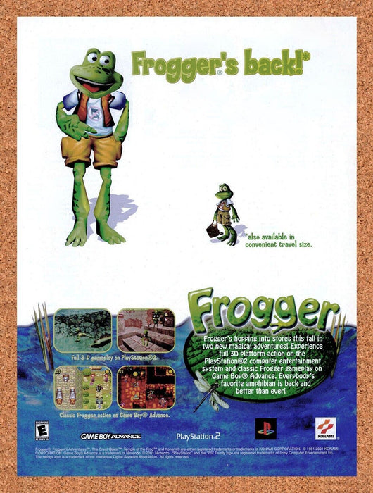 2003 Frogger 1 PS2 Original Ad - for just $17.99! 
